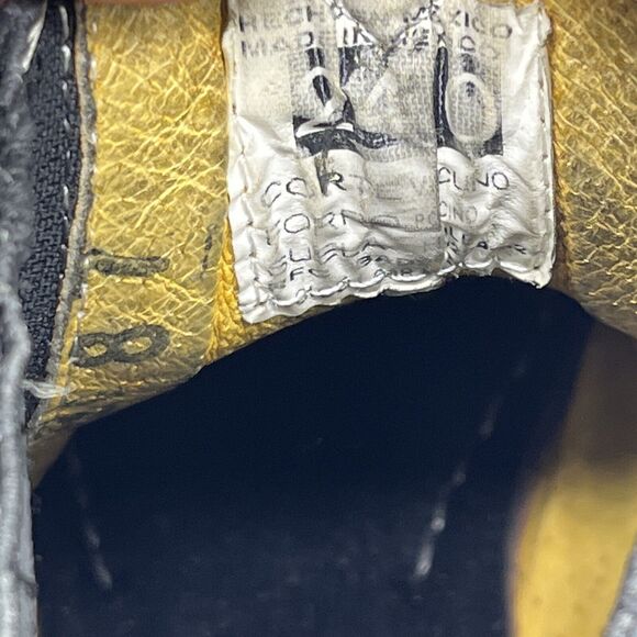 La Barca Traditional Black Leather Ankle Boot Size Mexico 24 USM 5.5; USW 7 - Picture 10 of 11